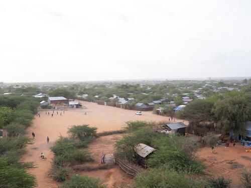 Kenya. Dadaab. Dagahaley. 20 June 2021.  The landscape of Dagahaley Camp is a community camp that has existed since 1990 in Kenya's territory.