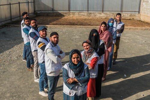Community Mental Health workers at  MSF counselling center, Daddsara Tral​.