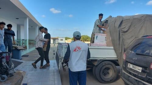 Views of  Derna, east of Libya, as the MSF team arrives in the field for the assessment
