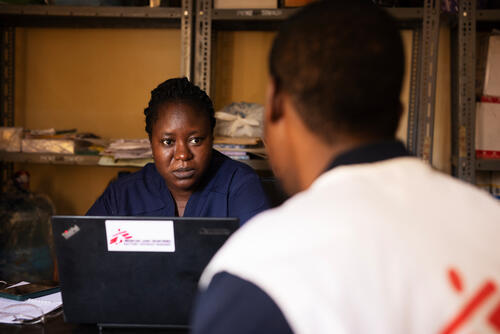 MSF staff in Kano