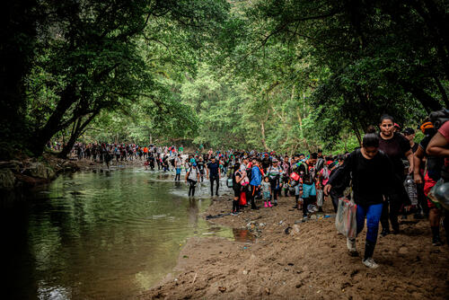 During their journey through the Darién, migrants must cross the Acandí and Tuquesa rivers.