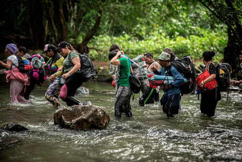 During their journey through the Darién, migrants must cross the Acandí and Tuquesa rivers.