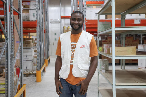 Joshua Halem Iorfa, Energy Specialist, "Being part of MSF’s transition to solar power at Ganjuwa Hospital has been a profound experience for me. From assessing the hospital's energy needs to sourcing specialized services for electrical design and solar panel installation, I saw MSF’s commitment to reducing its carbon footprint firsthand. This initiative isn’t just about energy; it’s about ensuring we don’t add to the hardships faced by the communities we serve, which are already deeply impacted by climate change."
