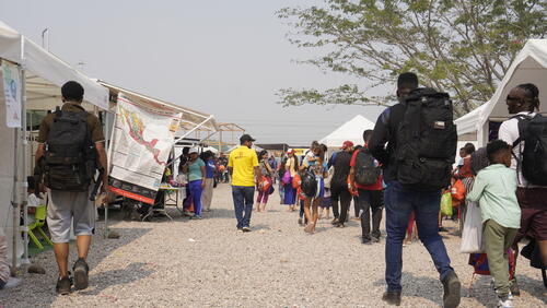 For several months, MSF was present at the El Pescadero humanitarian aid center. Here, together with other NGOs, MSF provided humanitarian assistance to migrants.
