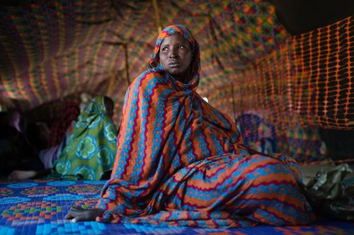 MSF antenatal care, Mbera refugee camp, Mauritania, 2013 *** Local Caption *** Since January 2012, the Malian crisis has resulted in population movements, notably towards Mauritania. This 21 years woman is expecting her fourth child.