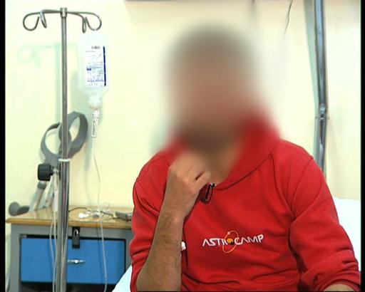 Syrian patients treated by MSF. Screen capture.<br/>Patients syriens traites par MSF.