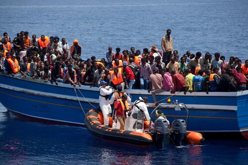 MSF and MOAS rescue team to assist people in distress, 561 person have been found on a 18 meters wooden boat in the Mediterranean sea.

People rescued from the wooden boat are being transfered to the MY Phoenix by RHIB. MSF and MOAS team help them to get on board. MSF team will immediately conduct first medical triage, give water and dry items kit to cover immediate needs after rescue.

As part of the rescue operation, the team will provide people first with life jackets to prevent drowning and then operate transfer  onto the MY Phoenix. 

During transfer, the Rhib can take between 10 to 20 people on board. The team have to do many rides before taking everybody safe on board of the MY Phoenix.

MSF has set up a clinic on-board of the MY Phoenix providing 24-hour medical care to the new rescued people. The urgent cases are taken directly upon arrival.