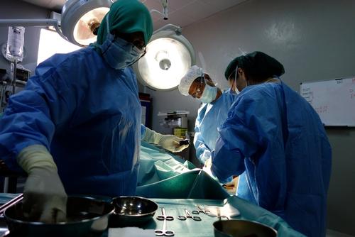 Operating theatre.
