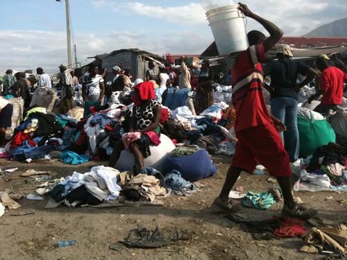 Scene de rue a Martissant