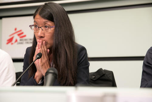 During the conference Dr. Joanne Liu, International President of MSF, spoke about her recent visit to Libya and the horrific stories she heard from migrants and refugees detained in official detention centres in the Tripoli area. Dr Liu also strongly denounced European complicity in the torture and abuse of those trapped in Libya and those who are returned there after being intercepted at sea by the EU supported Libyan Coast Guard.