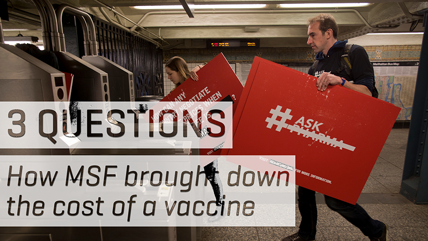 In 2016, MSF's Access Campaign succeeded in getting pharmaceutical giants Pfizer and GlaxoSmithKline to significantly drop the price of the pneumonia vaccine for humanitarian organizations working in emergency settings. That victory followed seven years of negotiations behind closed doors, topped off by a high-profile public campaign for A Fair Shot. The story of A Fair Shot campaign is an example of how MSF uses public advocacy to speak out on behalf of our patients and change global health policies.