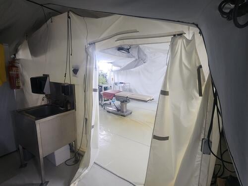 Surgical suite in the MFH