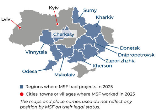 Country map for the IAR 2025.