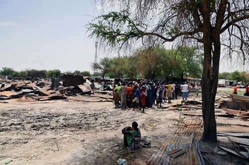 Market at the Lankien town, Jonglei state, South Sudan, was hit in an airstrike by the government of South Sudan forces on 4 February 2026.